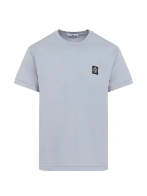 Stone Island logo-patch T-shirt Grey L2S152100027S0013V0049