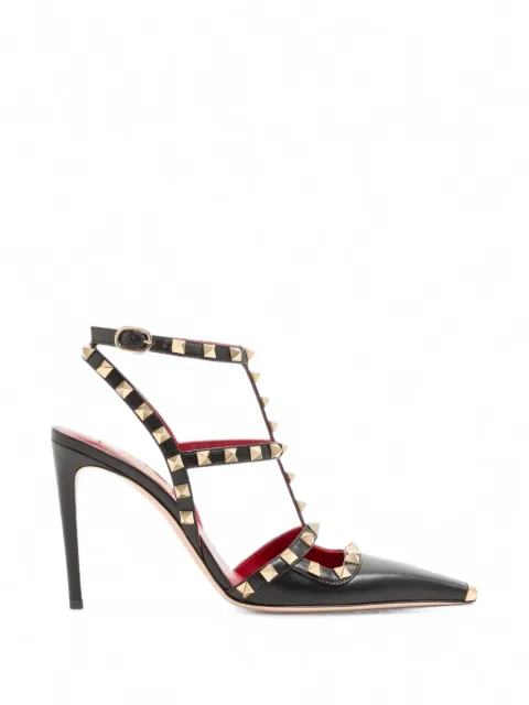 Valentino Garavani Rockstud kidskin pumps 100mm Black 9W2S0PV4WZD