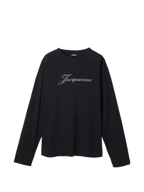 Jacquemus The Jacquemus long-sleeve T-shirt Black TSU00351AJ00