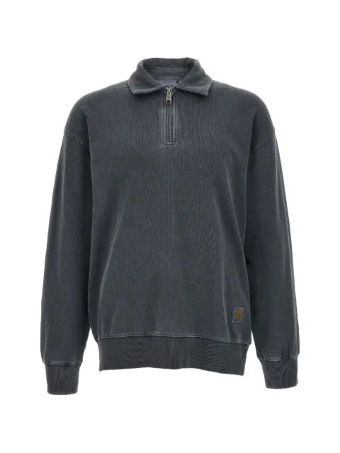 Carhartt WIP Harper quarter-zip polo shirt Grey I036893