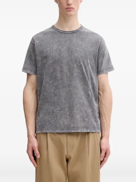 BEAMS acid-wash T-shirt Black 11041436139