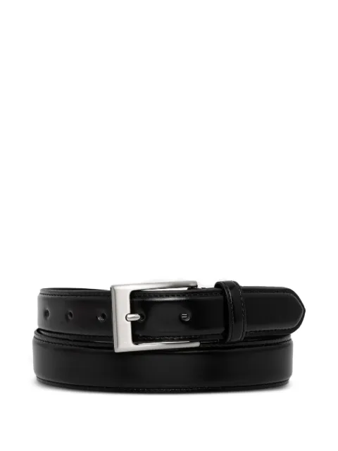 BEAMS buckle-fastening leather belt Black 11520237905