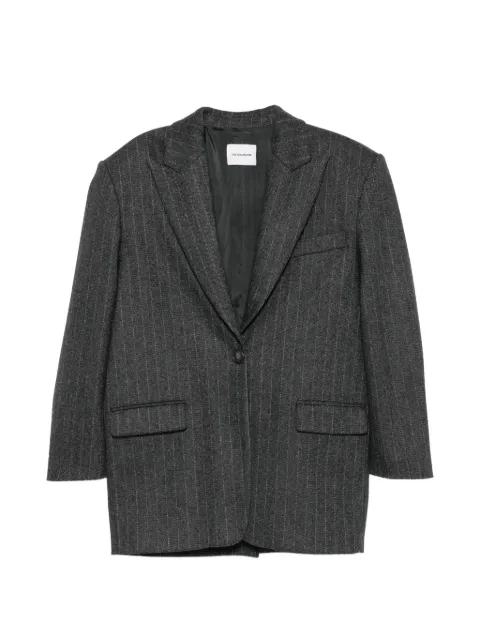THE ANDAMANE Teresa pinstripe oversized blazer Grey T202030BTNW072