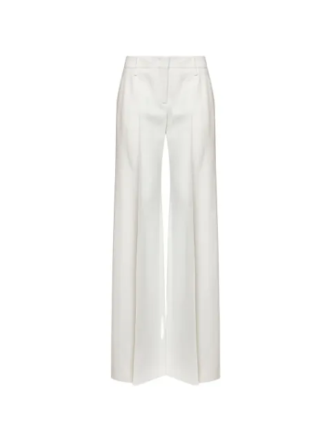 Ermanno Scervino pressed-crease bootcut trousers White D496P308ILM14