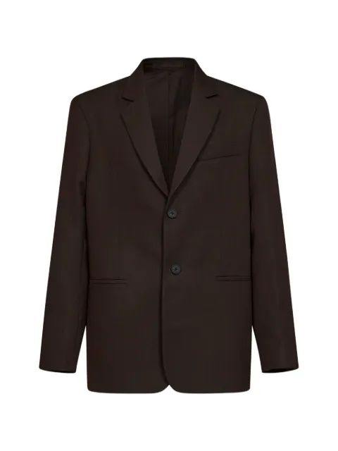 Studio Nicholson Roversi single-breasted wool blazer Brown ROVERSISNM1346