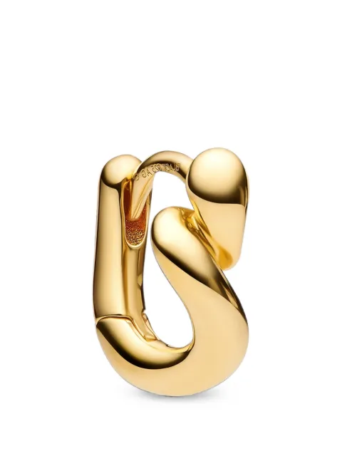 Maria Black Whirl Huggie earrings Gold 101161YGLE