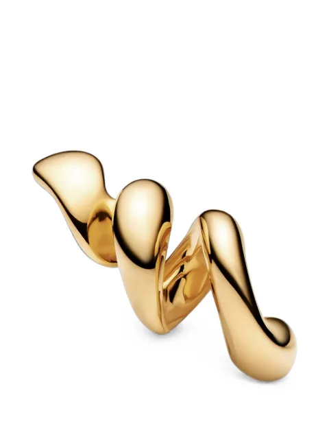 Maria Black Coil stud earring Gold 101158YGRI