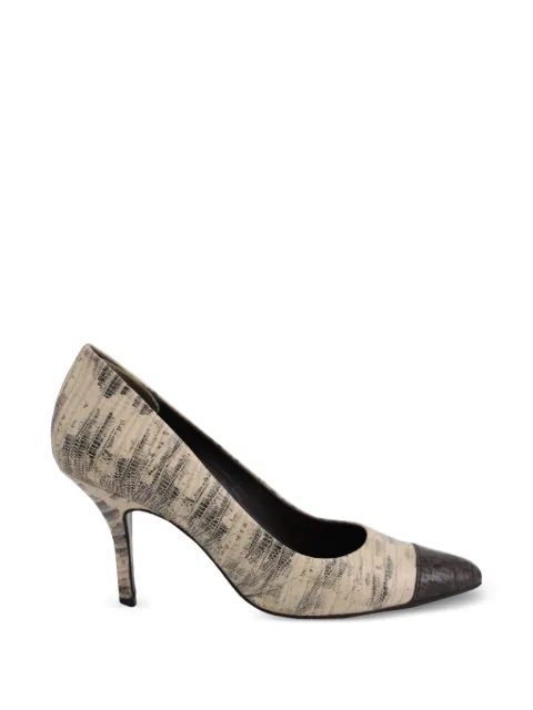 Tory Burch snakeskin-print pumps Neutrals NAPPUGBSH200864W