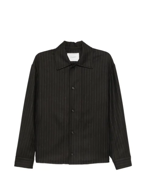 Paolo Pecora pinstripe-pattern long-sleeve shirt Brown G0323137R221