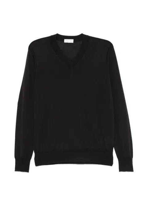 Paolo Pecora V-neck sweater Black A009F0012358
