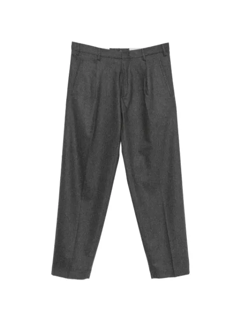 Incotex pleated straight-leg trousers Grey 1T00074932A