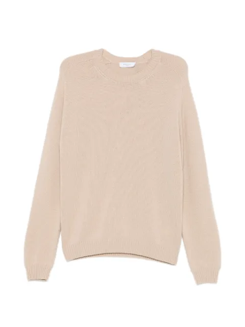 Boglioli crew-neck ribbed-trim sweater Neutrals 91602FB68040260