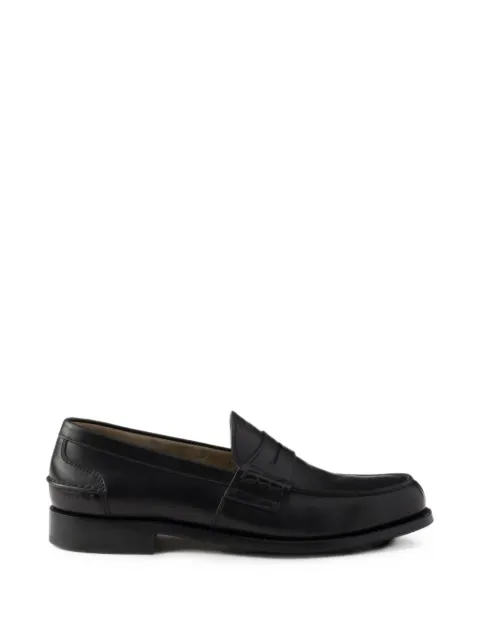 Prada leather loafers Black 2DB238UZE