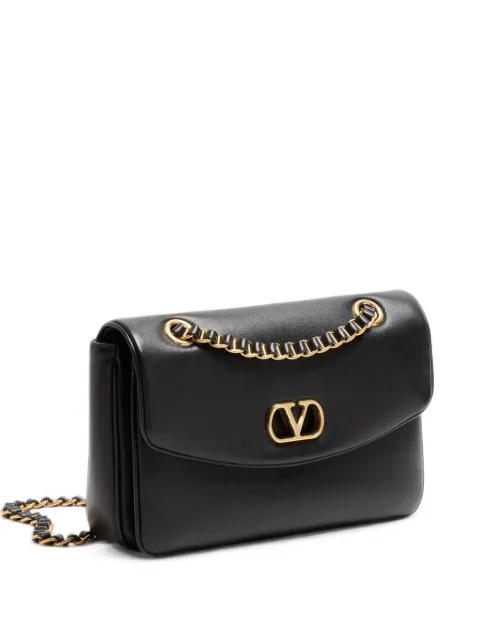 Valentino Garavani Djuna medium chain bag in nappa leather Black 9W0B0T57AIR