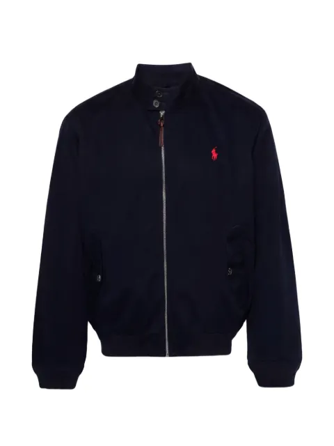 Polo Ralph Lauren Pony-motif zip-up jacket Blue 710923E11