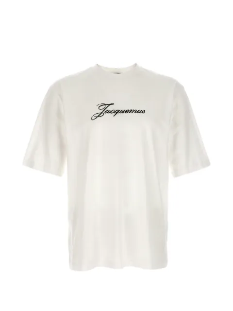 Jacquemus printed logo T-shirt White TSM00639AJ00