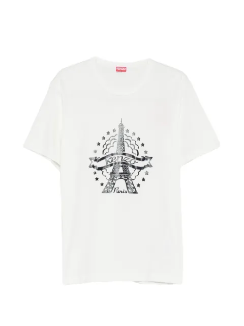 Kenzo graphic-print crew-neck T-shirt White FG65TS1664SG