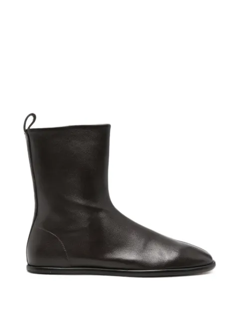 Soeur Cosma side-zip leather ankle boots Brown CHA1503COSMA