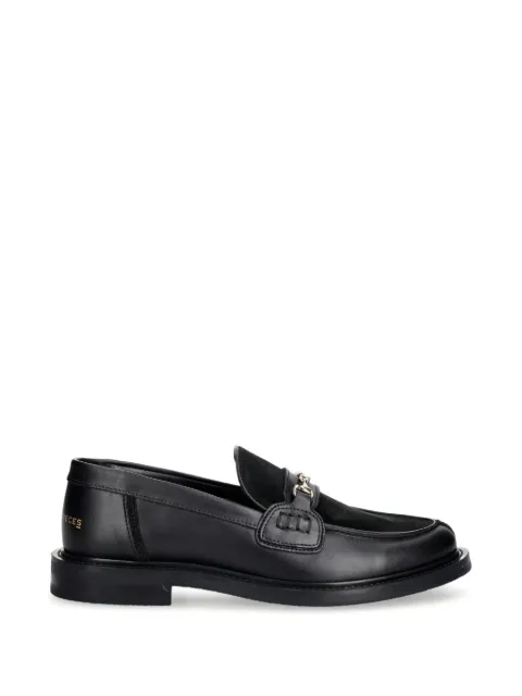 Filling Pieces horsebit panelled loafers Black 122611303315