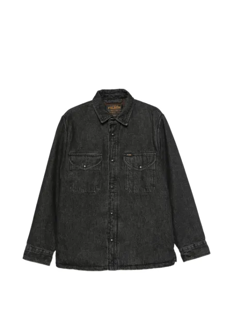 Filson faded-effect pocket-detail overshirt Black FMCPS0197002W1391