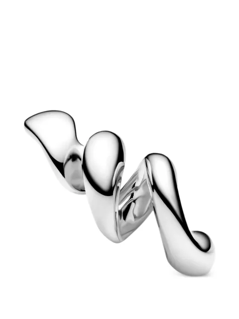 Maria Black Coil stud earrings Silver 101158AGRI