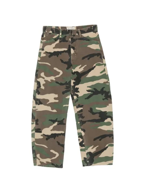 Nili Lotan camouflage-print wide-leg trousers Green 12905W1943