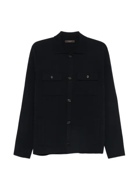 Zanone button-up chest-pocket cardigan Blue 810141ZQ209