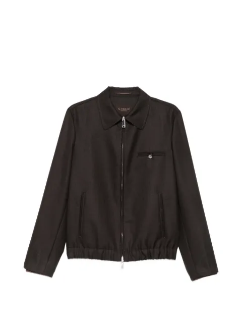 Montedoro zip-up jacket Brown 63M217M1209