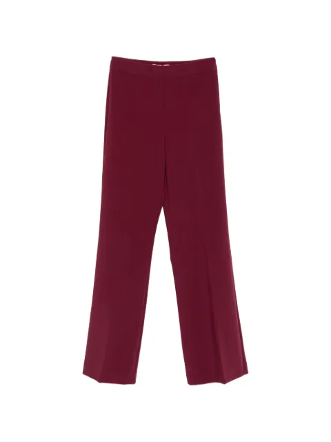 TWINSET pressed-crease trousers Red 262TT2421