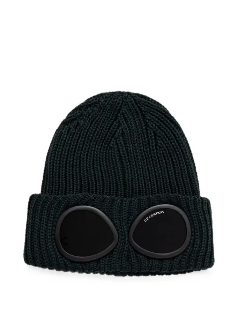 C.P. Company Goggle beanie hat Green 21CMAC742A005509A697