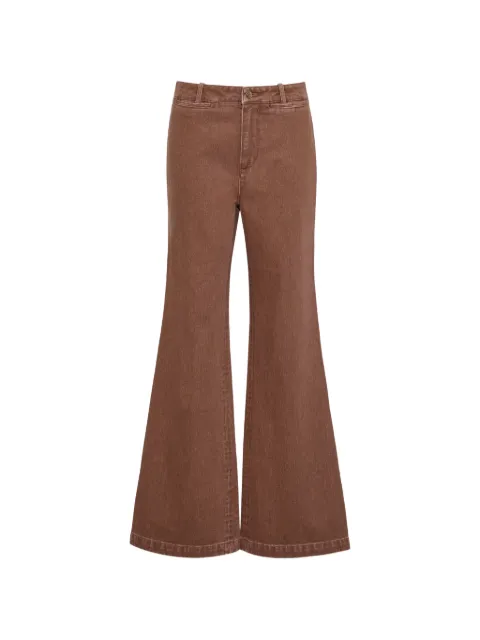 Cara Cara Annie flared jeans Brown 831TAUD