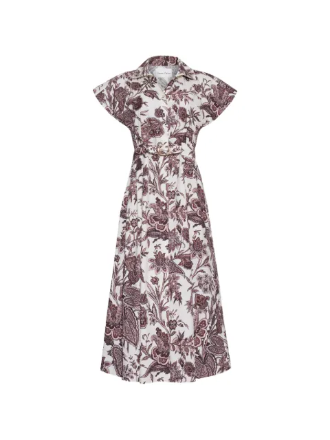 Cara Cara Sawyer floral-print midi dress Neutrals 1579LBIV