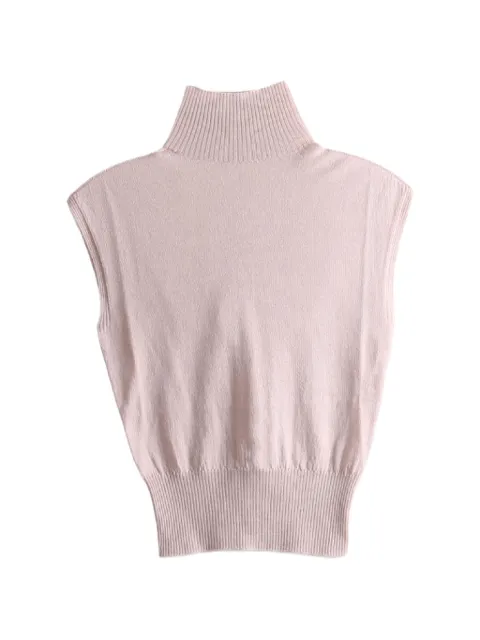 Rick Owens Tower SL turtle in rose lightweighr rasato knit Pink RP02F5606M