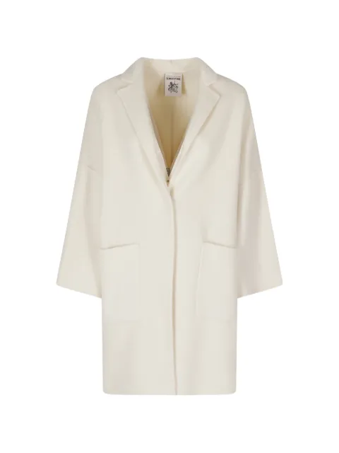 Semicouture long-sleeve coat Neutrals Y6WV11