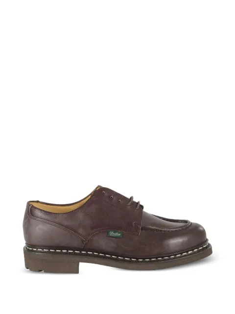 Paraboot Chambord Tex leather derby shoes Brown CHAMBORDTEX099