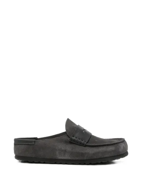 Birkenstock suede slip-on slippers Grey 1032437
