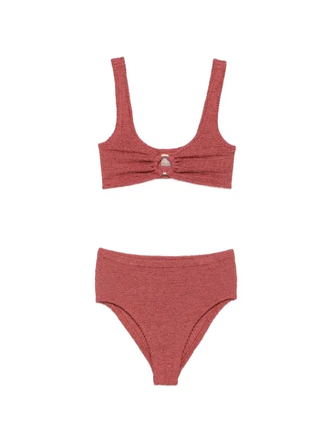 Hunza G Nadine crinkled bikini Pink BNADINEGD