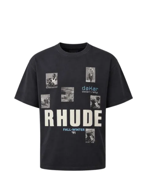 RHUDE Winter 91 Rallye T-shirt Black RHPF26TT03012