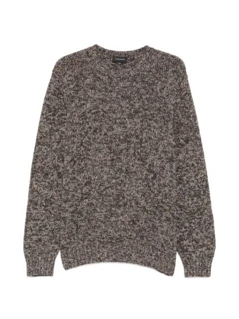 Tagliatore Salen marl-knit sweater Brown SALENPWI2615
