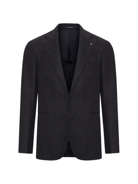 Tagliatore Vesuvio check wool blazer Grey 1SVS22AAINO340361