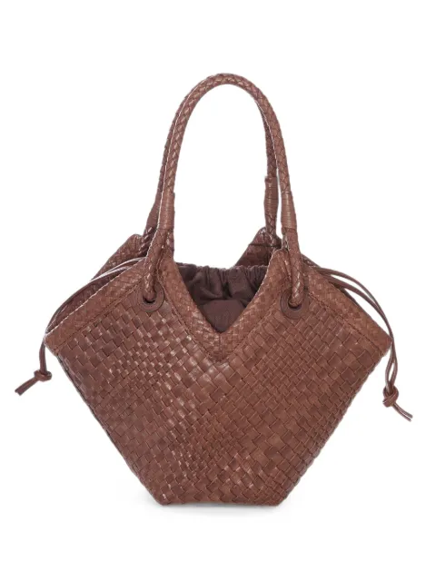 IBELIV small Trinity woven-leather tote bag Brown TRINITYSMALL