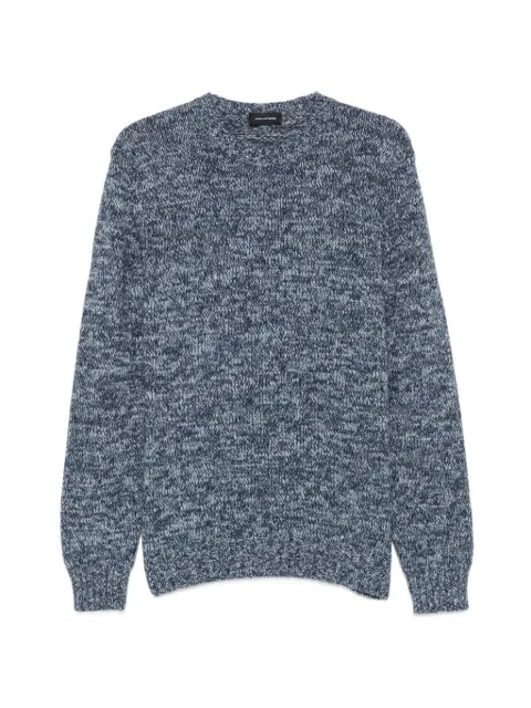 Tagliatore Salen marl-knit crew neck sweater Blue SALENPWI2615