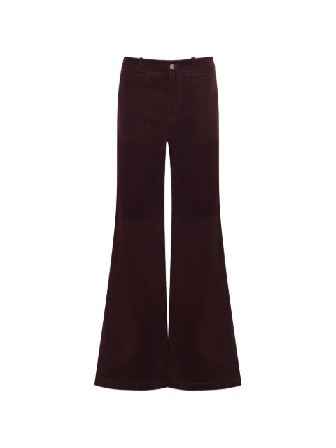 Cara Cara Annie flared corduroy trousers Brown 831C