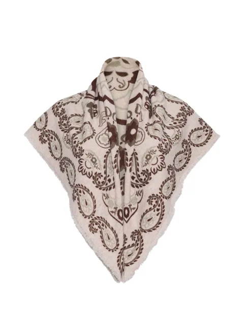 Cara Cara Tai paisley-print scarf Neutrals 9748BANI