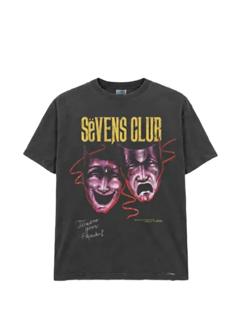 Triple Sevens Optical washed T-shirt Black TS7078