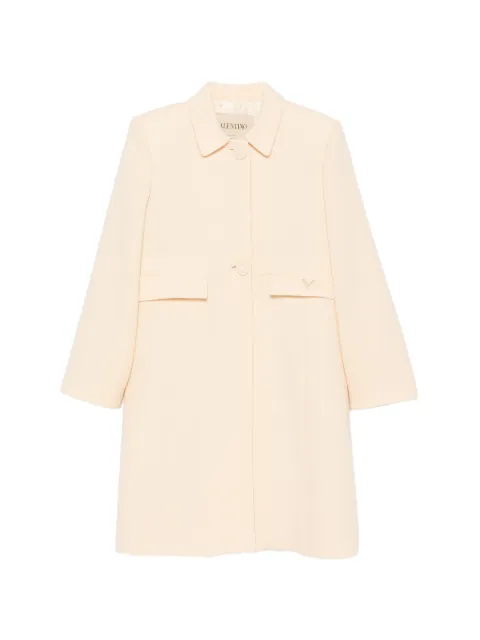 Valentino Garavani VLogo signature virgin wool coat Neutrals BCA8G09Q0