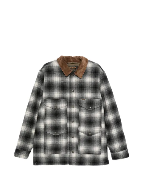 Filson long-sleeve checked overshirt Black FMCPS0144204W1091