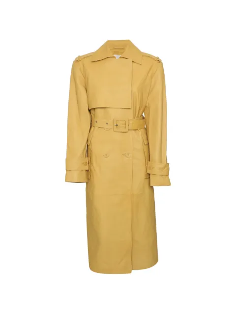 By Malene Birger belted double-breasted trench coat Yellow 1358725