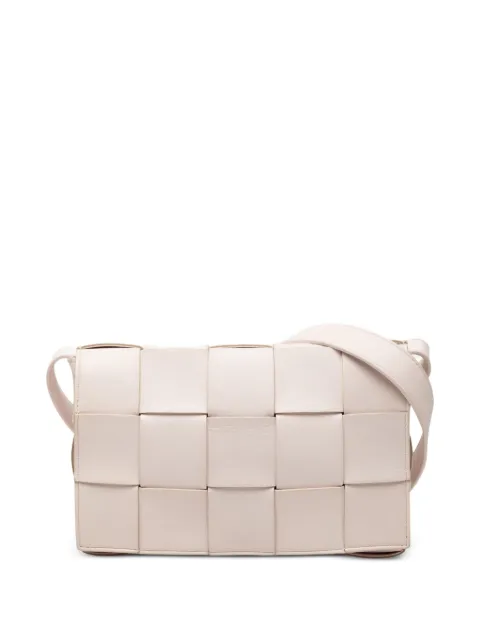 Bottega Veneta Pre-Owned 2012-2026 Nappa Intrecciato Cassette crossbody bag Pink KIZYBDJZPW3HI65B