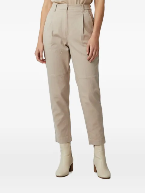 Brunello Cucinelli Vintage tapered-leg trousers Neutrals 1385318